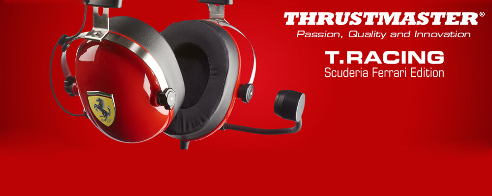 Thrustmaster T.Racing Scuderia Ferrari Edition Gaming Headset For PC, PS4, PS5, Xbox One Thrustmaster T.Racing Scuderia Ferrari Edition Gaming Headset For PC, PS4, PS5, Xbox One